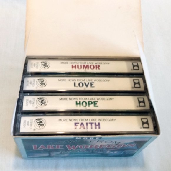 Vintage-More News from Lake Wobegon by Garrison Keillor-4 Cassette Tapes-1989 - Picture 4 of 11
